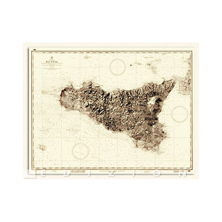 Carta Storica dell'Isola di Sicilia