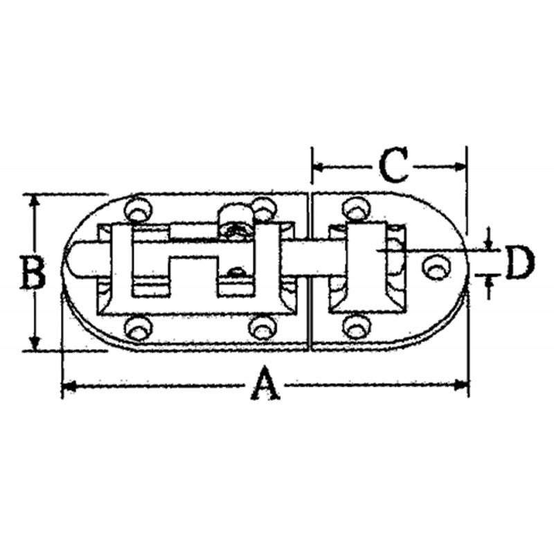 Marine Town Stainless Steel Bolt Latch