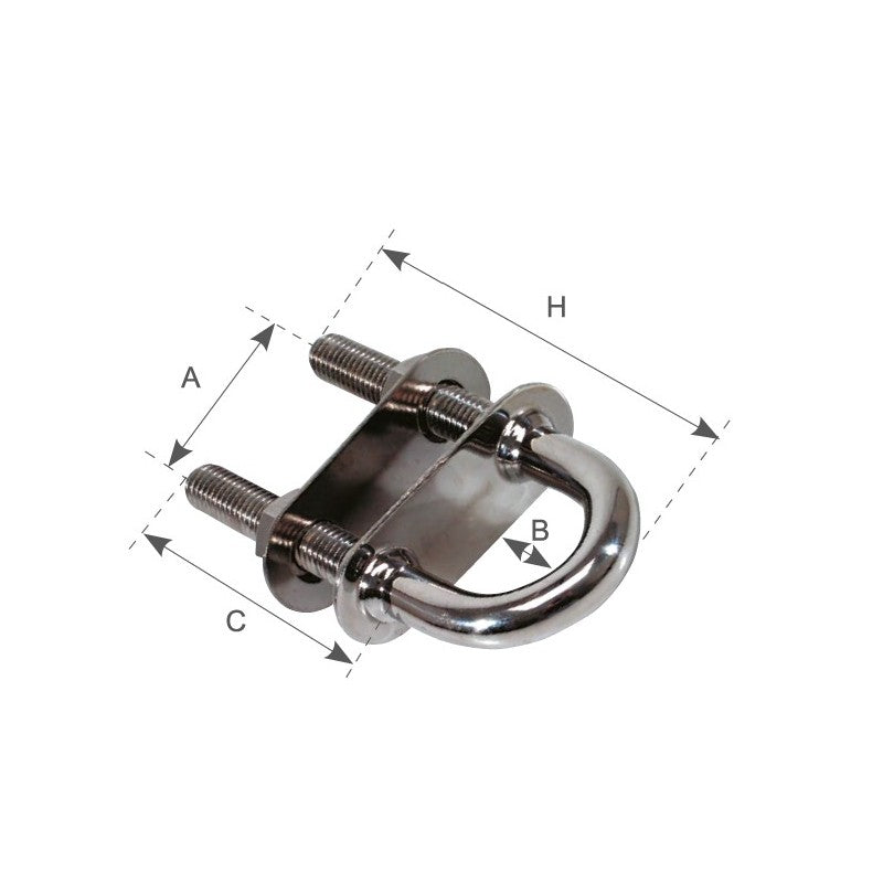 Marine Town Cavalier en U Deluxe Inox
