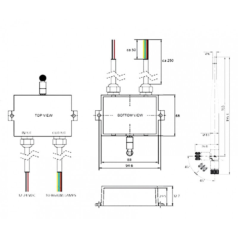 Hollex Controller Luci Rgbw Bluetooth