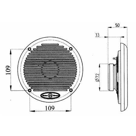 Coppia Altoparlanti Marini Riviera 80W