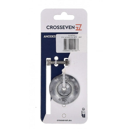 Crosseven Coppia Anodi di Zinco Flangia Tonda