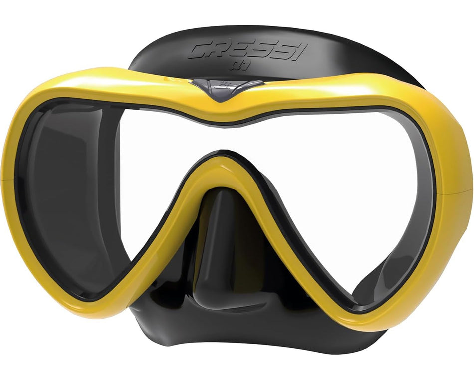 Cressi A1 AntiFog Black/Yellow