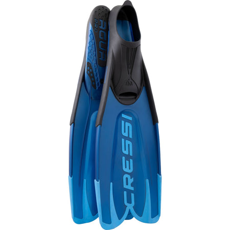 Pinne a scarpetta chiusa Cressi Agua Pro blu