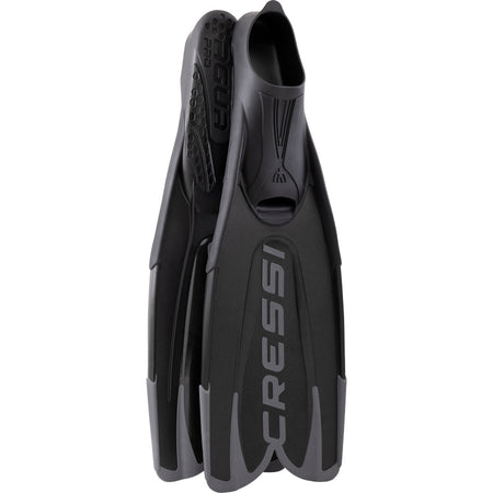 Pinne a scarpetta chiusa Cressi Agua Pro nere