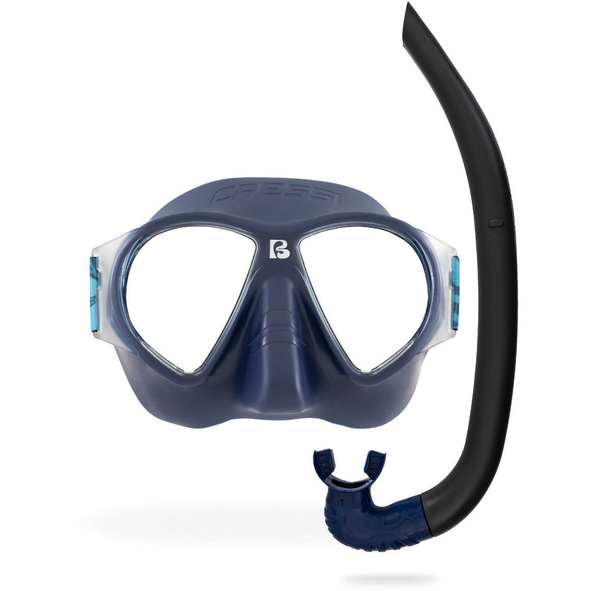 Cressi Nautilus snorkeling combo adulto blu navy