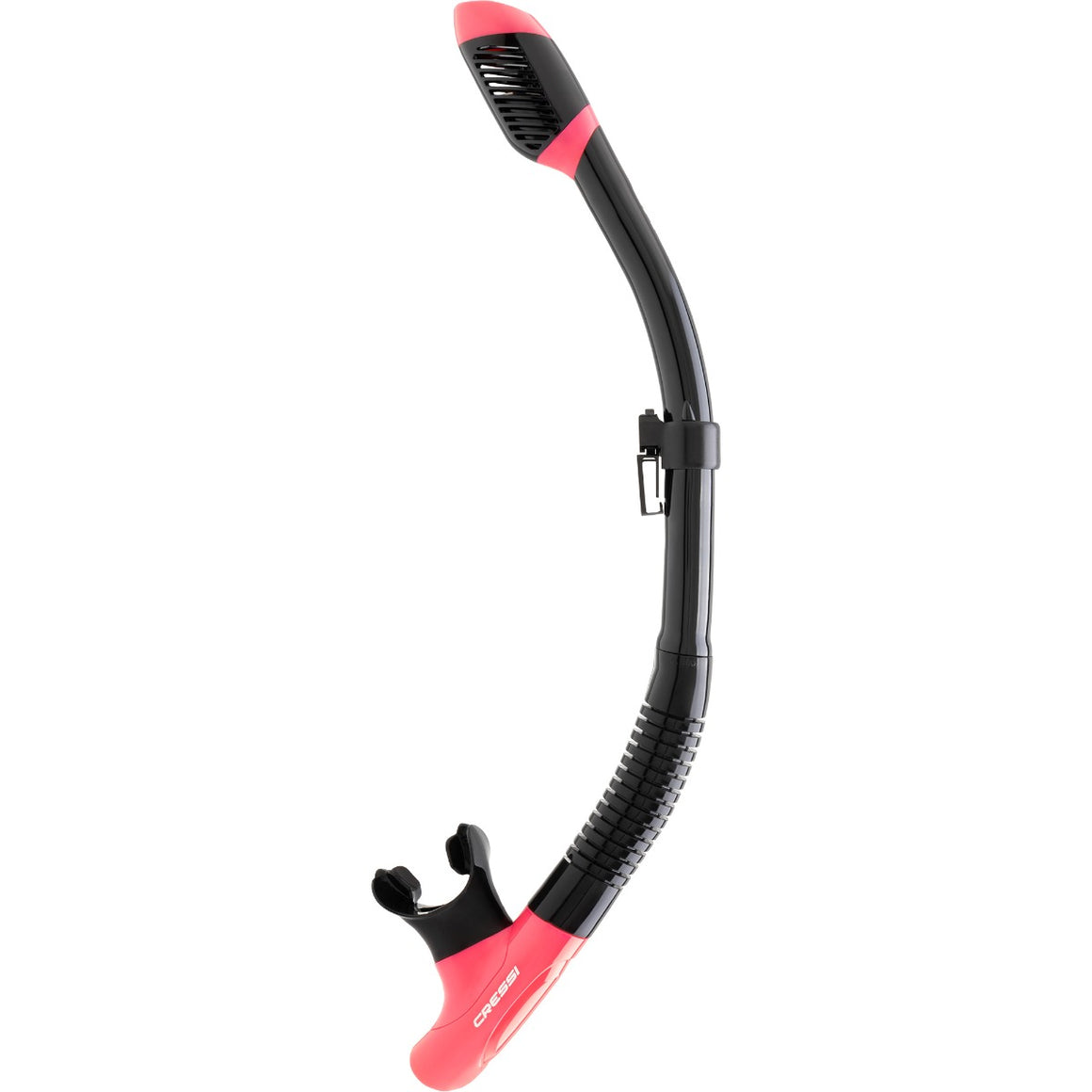 Cressi Tao Dry snorkel nero/rosa