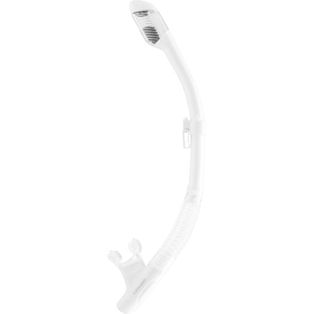 Cressi Tao Dry snorkel trasparente/bianco