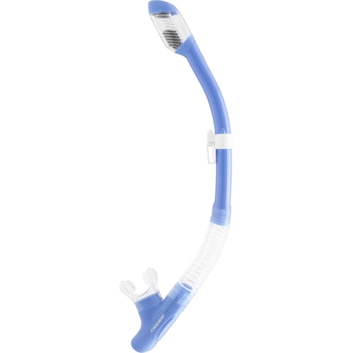 Cressi Tao Dry snorkel trasparente/lilla