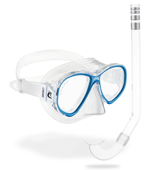 Cressi Snorkeling Combo Junior Perla + Mini Gringo Age 7-13