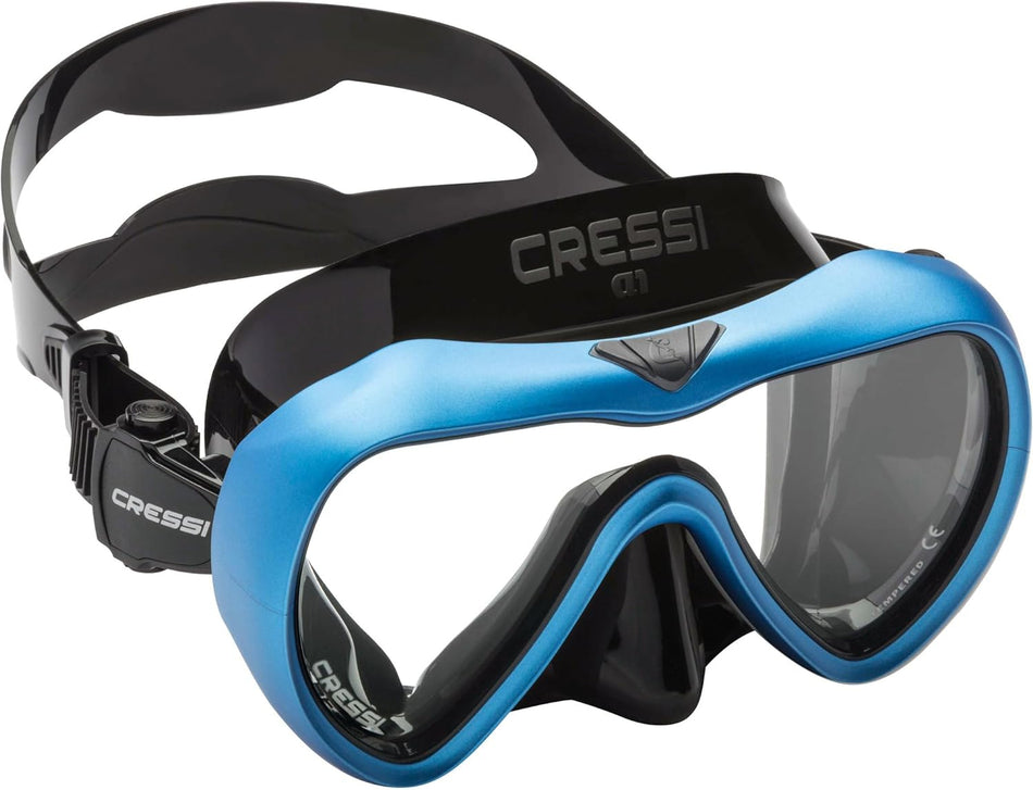 Cressi A1 AntiFog Black/Blue