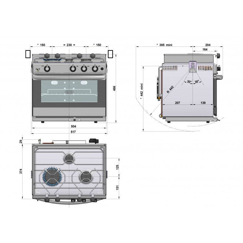 ENO Cucina Con Forno/Grill Grand Large