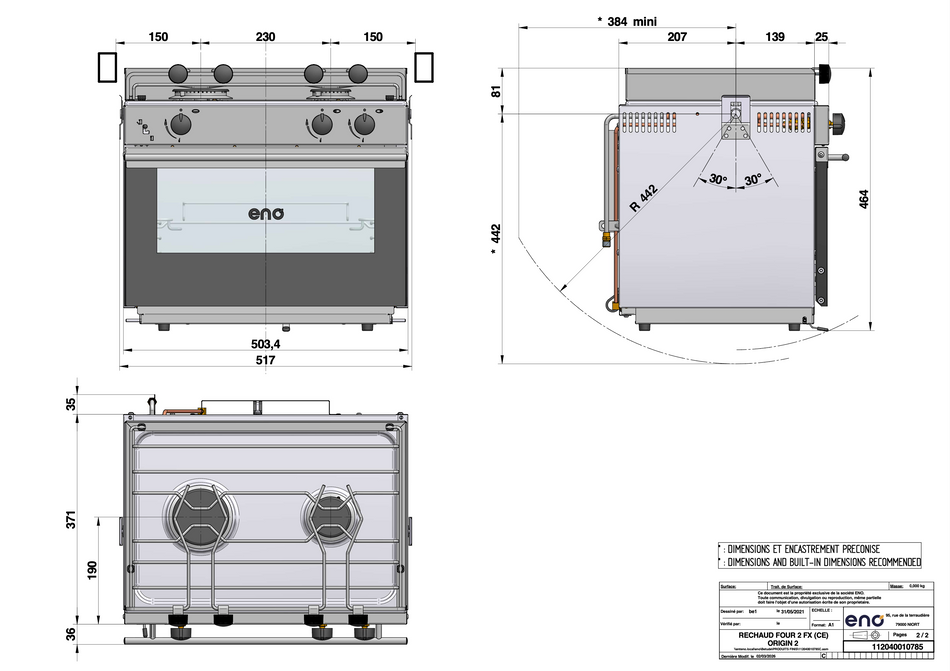 ENO Cucina Con Forno Origin