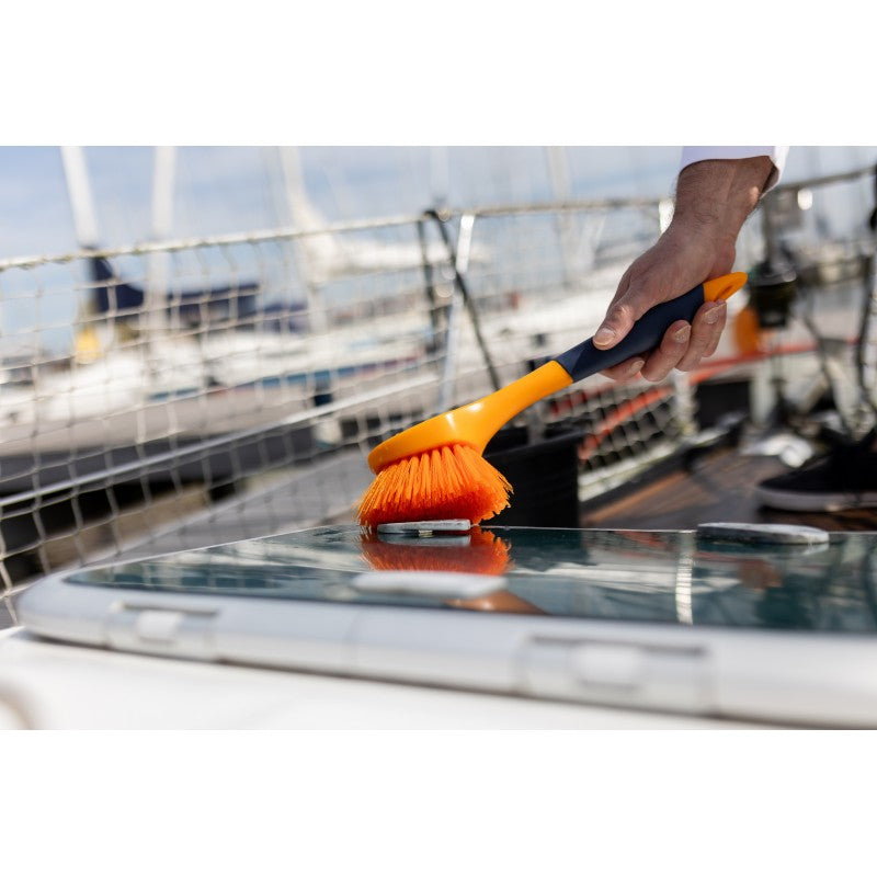 Deckmate Spazzola Manuale Arancione Media