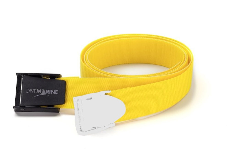 Divemarine Yellow Weight Belt Nylon Buckle