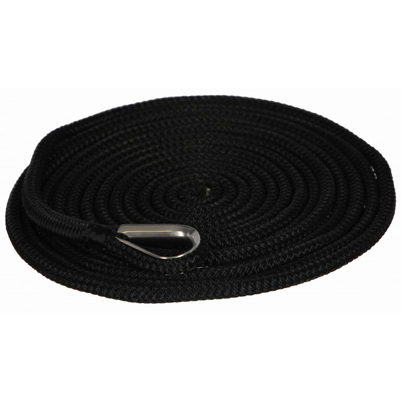 Plastimo Doppelleine mit Kausch Schwarz