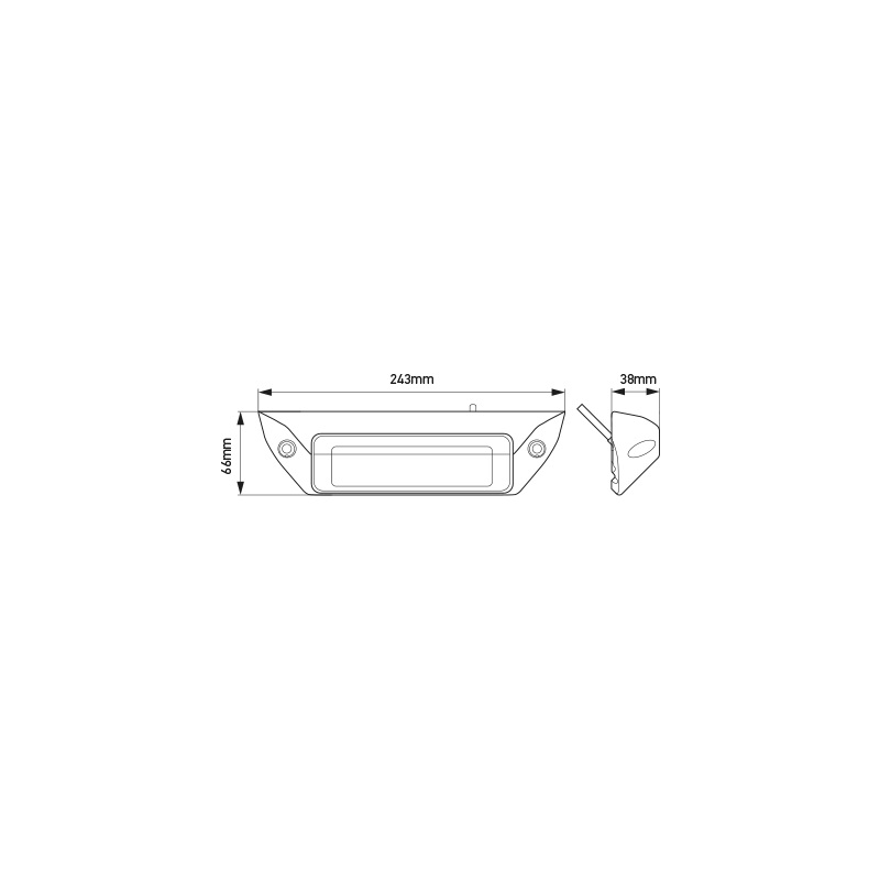 Hella Marine FMS Proiettore Da Coperta Bianco