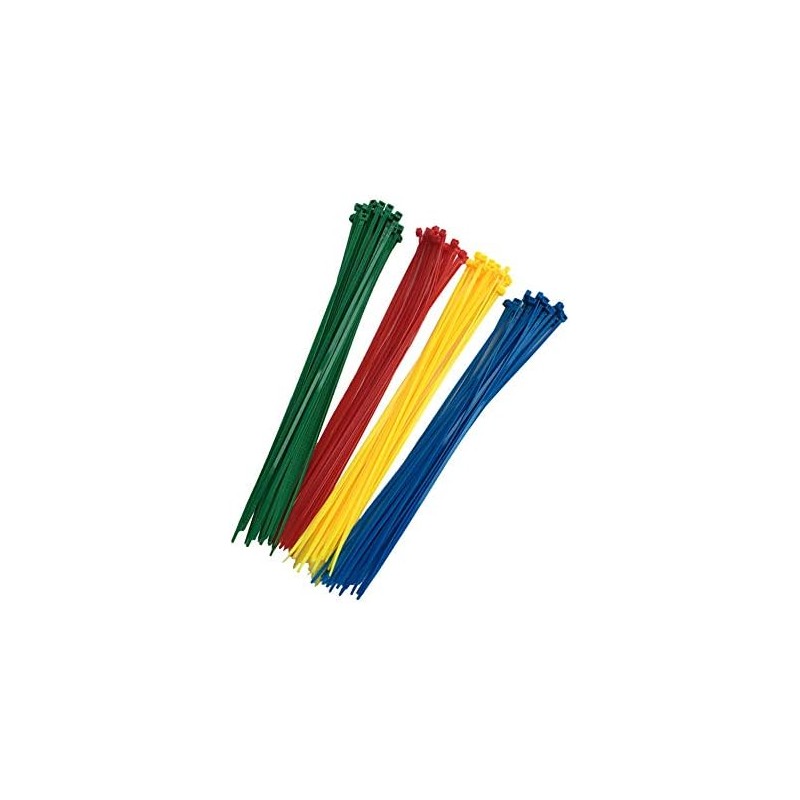 Crosseven Fascette Nylon Colorate 100x2,5mm - 200 pezzi