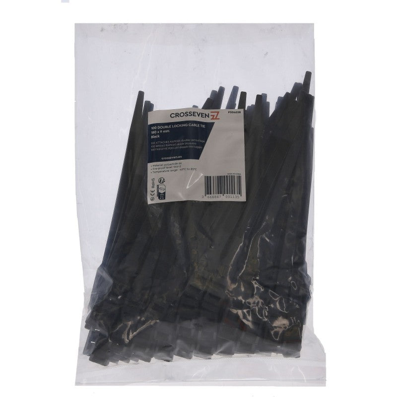 Crosseven Double-Locking Nylon Cable Tie