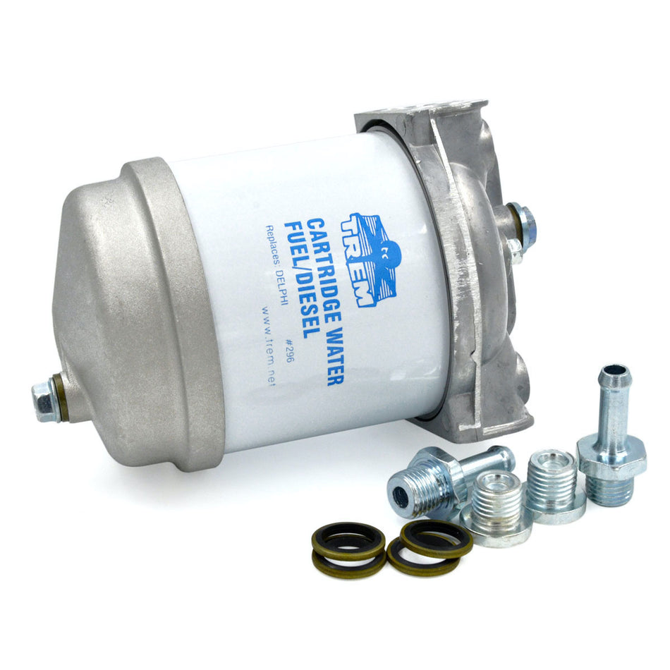 Dieselkraftstofffilter Typ CAV-296 mit Ablass – Aluminium-Modell
