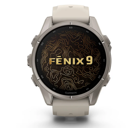 Garmin fēnix 9 43mm sportwatch Titanium con cinturino French Gray - vista 2