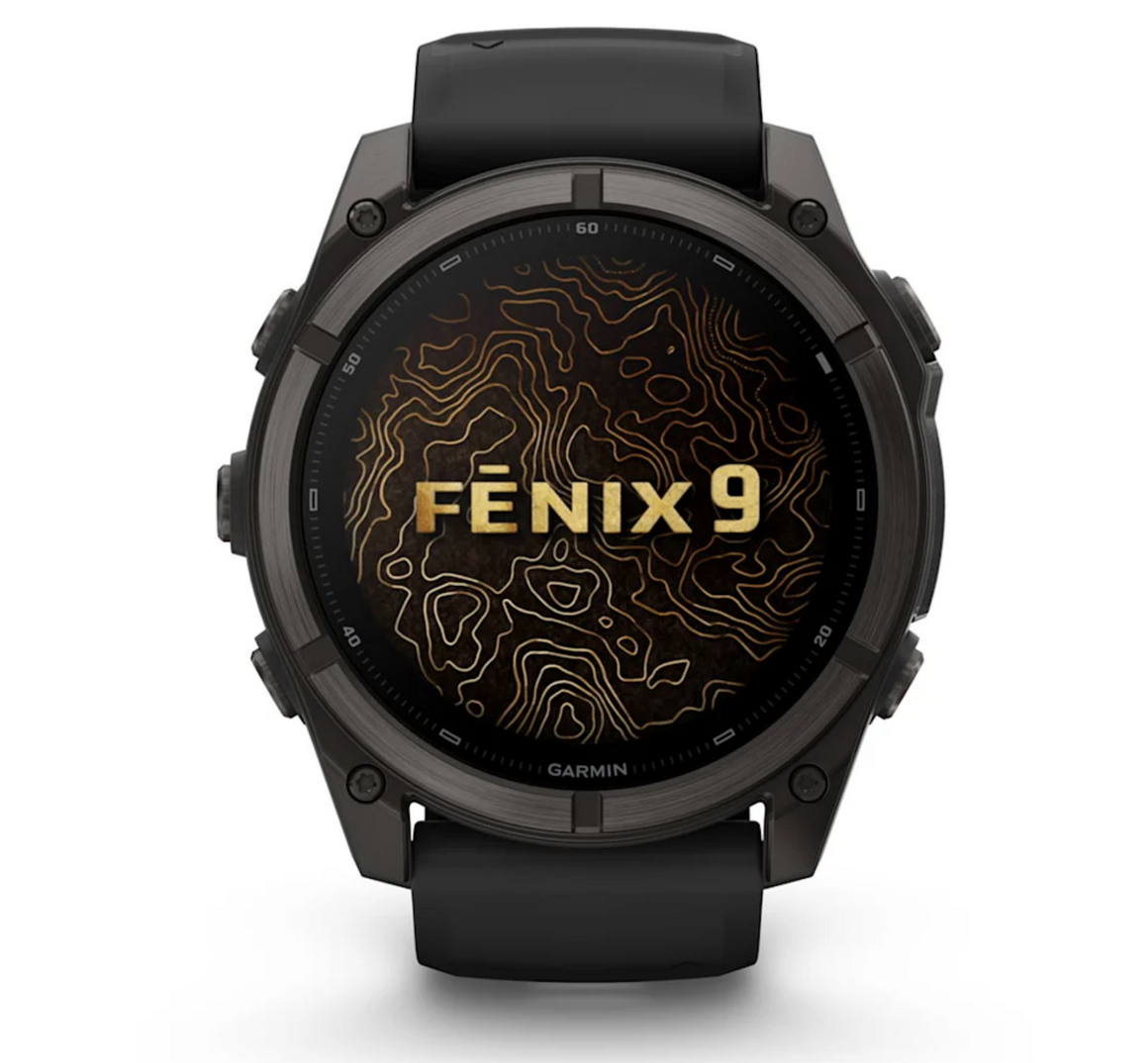 Garmin fēnix 9 51mm sportwatch Carbon Gray DLC Titanium con cinturino Black/Pebble Gray - vista 2