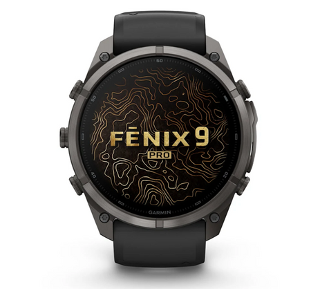 Garmin fēnix 9 Pro 51mm sportwatch Carbon Gray DLC Titanium con cinturino Black/Pebble Gray - vista 2