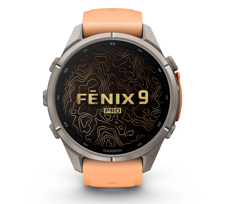 Garmin fēnix 9 Pro iR 43mm sportwatch Titanium con cinturino Shale/Autumn - vista 2