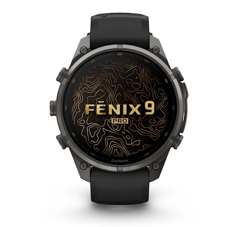 Garmin fēnix 9 Pro iR 47mm sportwatch Carbon Gray DLC Titanium con cinturino Black/Pebble Gray - vista 2