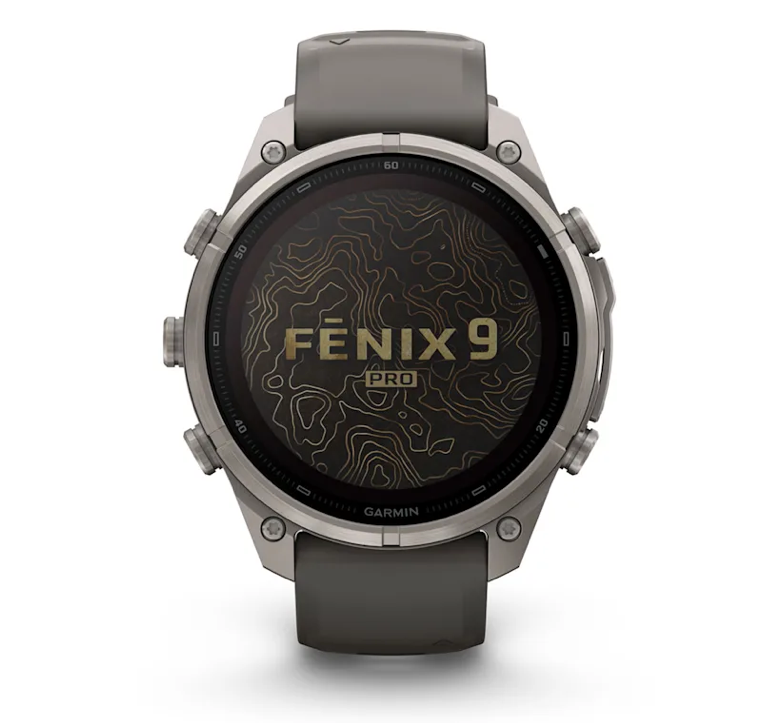 Garmin fēnix 9 Pro iR 47mm sportwatch Solar Titanium con cinturino Pebble Gray/Silver Gray - vista 2