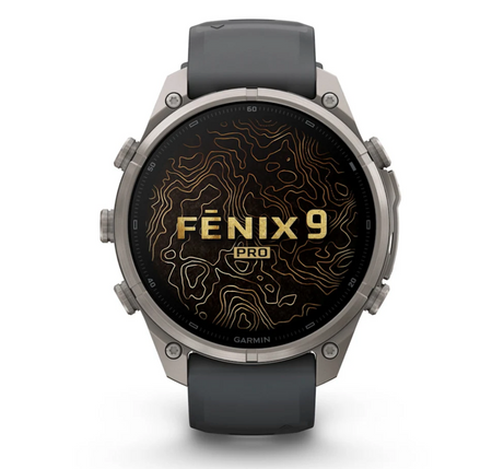 Garmin fēnix 9 Pro iR 47mm sportwatch Titanium con cinturino Graphite/Black - vista 2