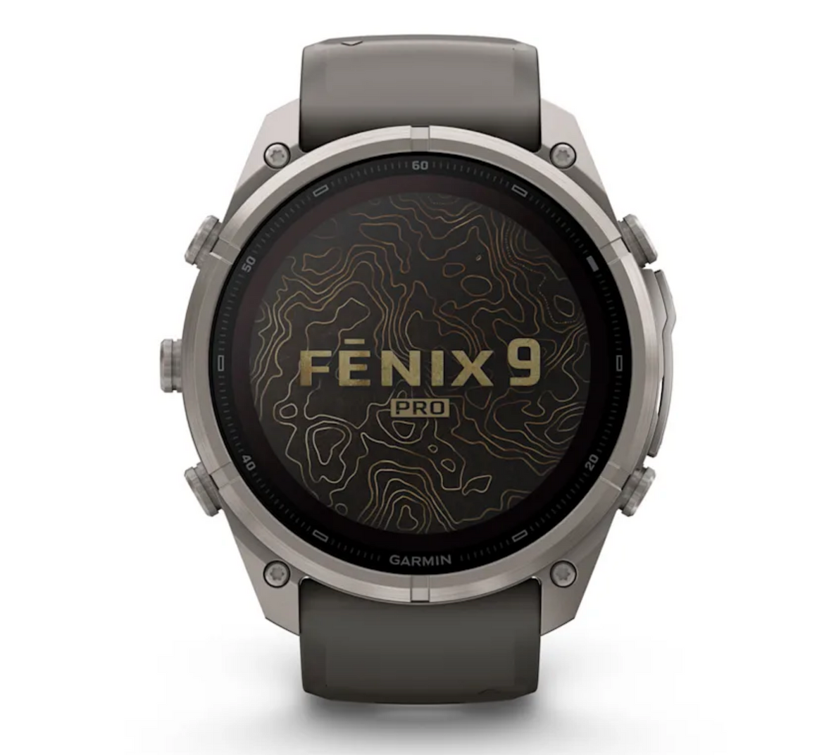 Garmin fēnix 9 Pro iR 51mm sportwatch Solar Titanium con cinturino Pebble Gray/Silver Gray - vista 2
