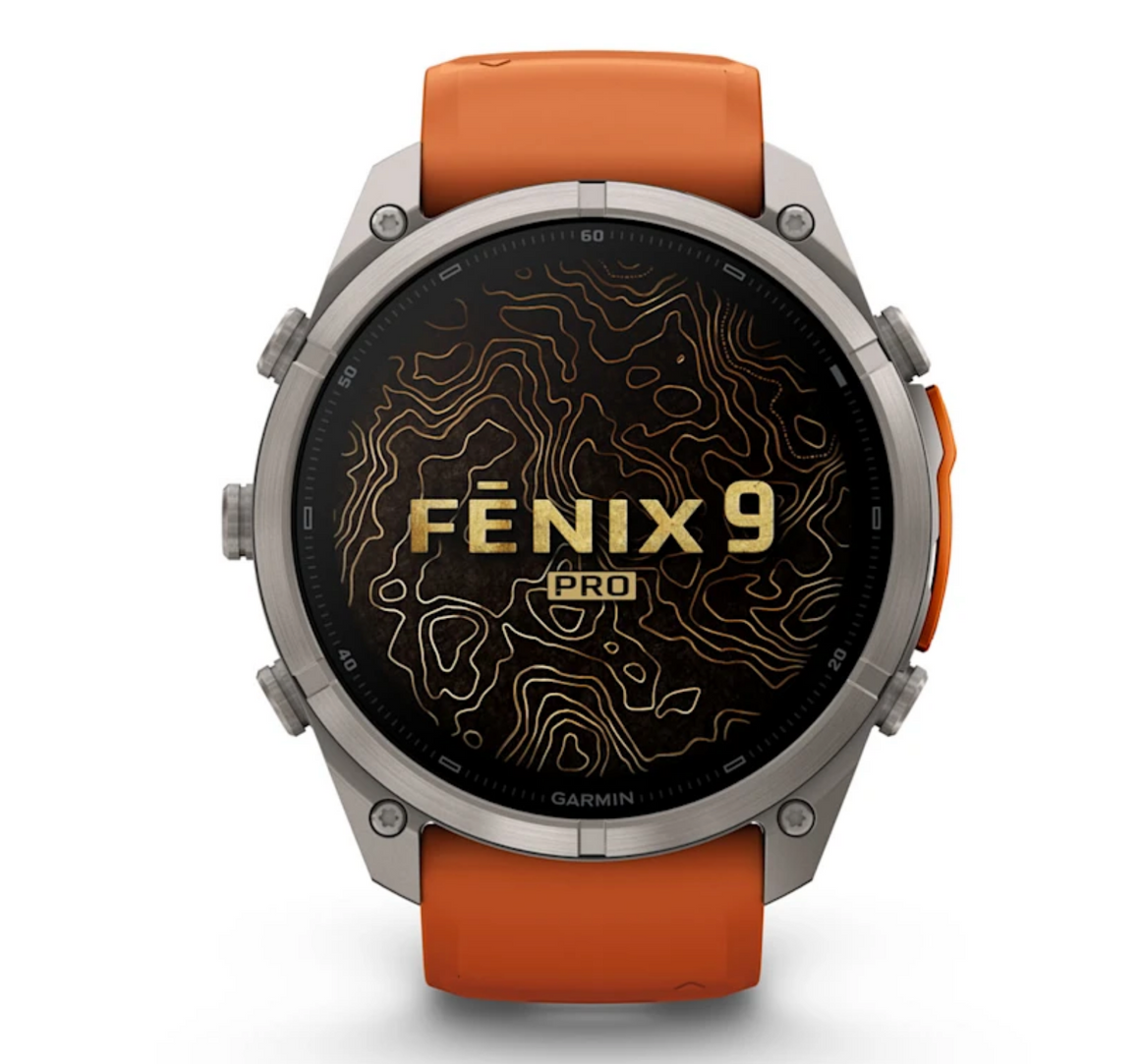Garmin fēnix 9 Pro iR 51mm sportwatch Titanium con cinturino Autumn/Spark - vista 3