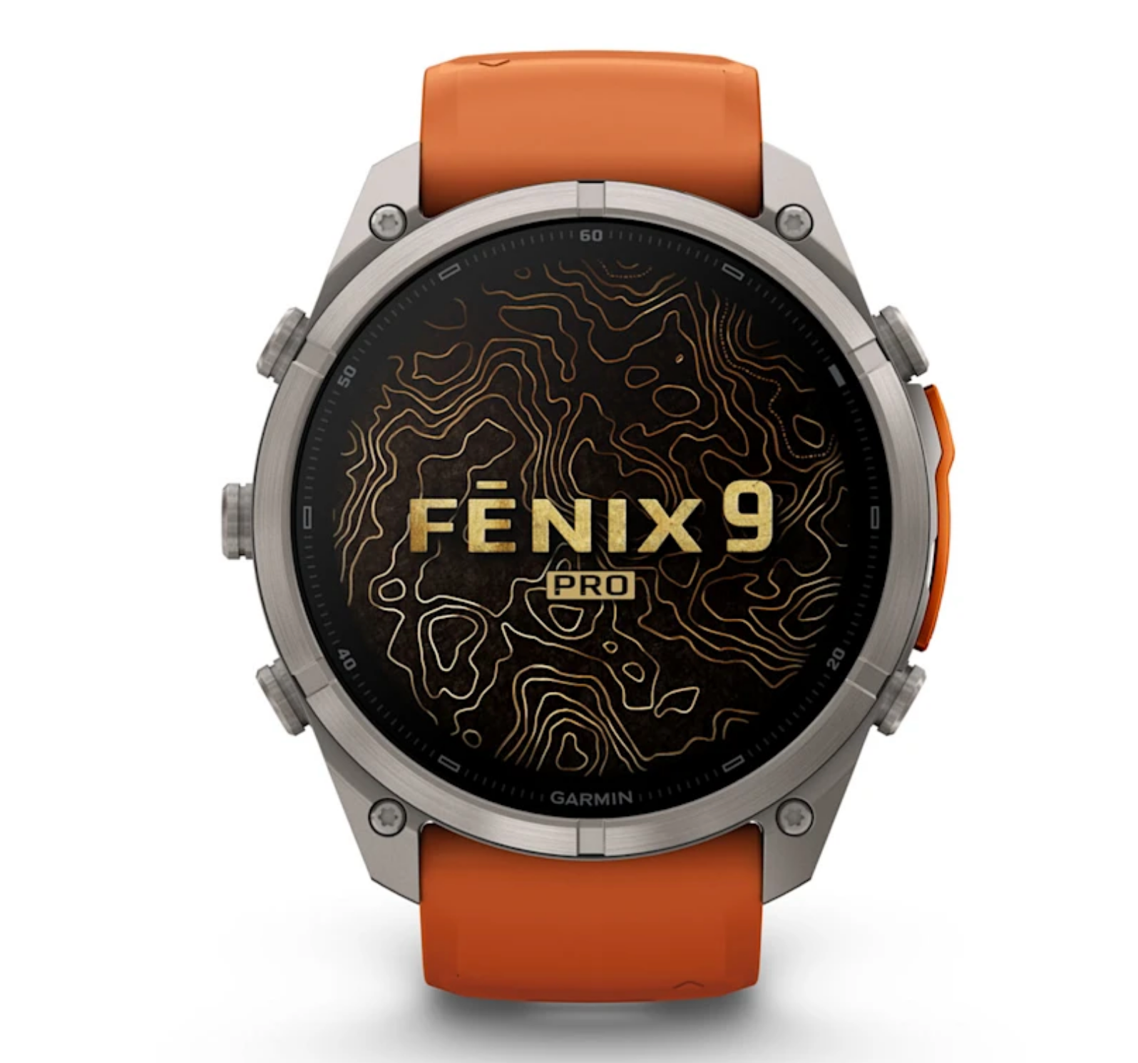 Garmin fēnix 9 Pro iR 51mm sportwatch Titanium con cinturino Autumn/Spark - vista 3