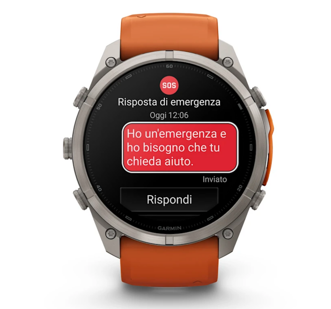 Garmin fēnix 9 Pro iR 51mm sportwatch Titanium con cinturino Autumn/Spark - vista 4