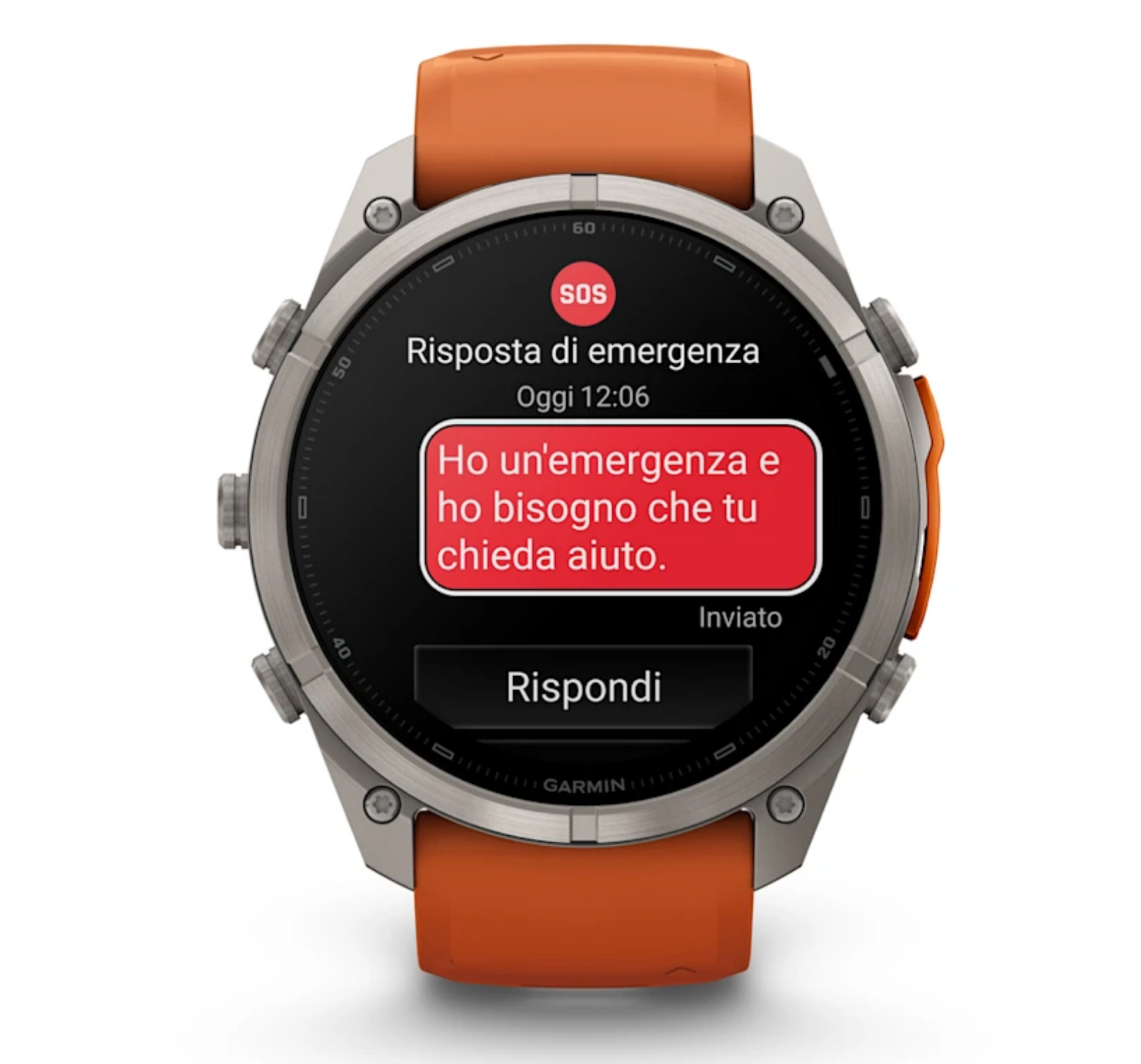 Garmin fēnix 9 Pro iR 51mm sportwatch Titanium con cinturino Autumn/Spark - vista 4