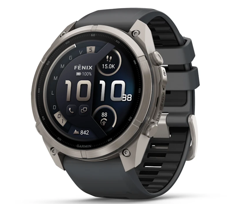 Garmin fēnix 9 Pro iR 51mm sportwatch Titanium con cinturino Graphite/Black - vista 1