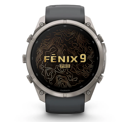 Garmin fēnix 9 Pro iR 51mm sportwatch Titanium con cinturino Graphite/Black - vista 2