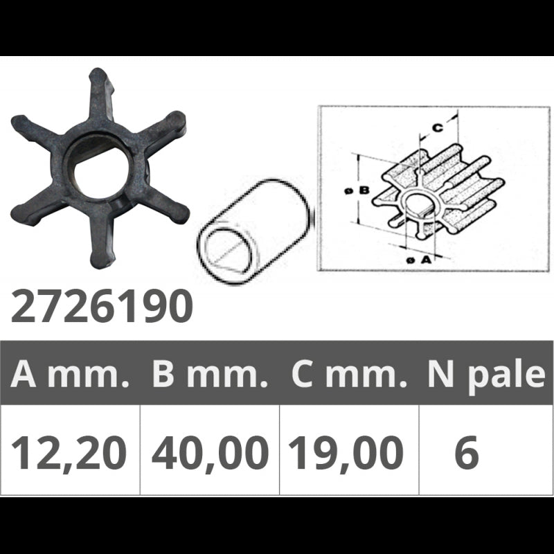 Impeller für Cummins / JMP / Kohler / Sherwood