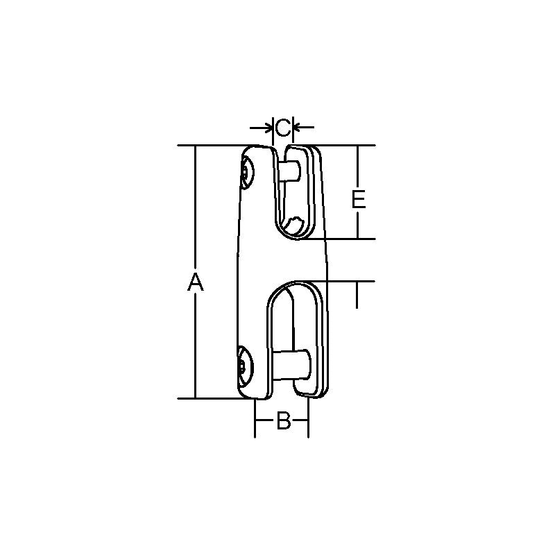 Giunto fisso inox 316 Marine Town