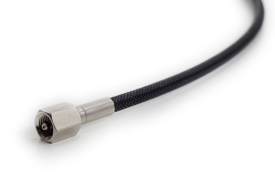 Divemarine Hp Pressure Gauge Braided Hose 80cm Black