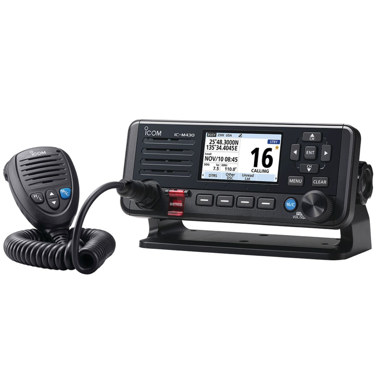 Icom IC-M430E radio VHF marina - vista 2