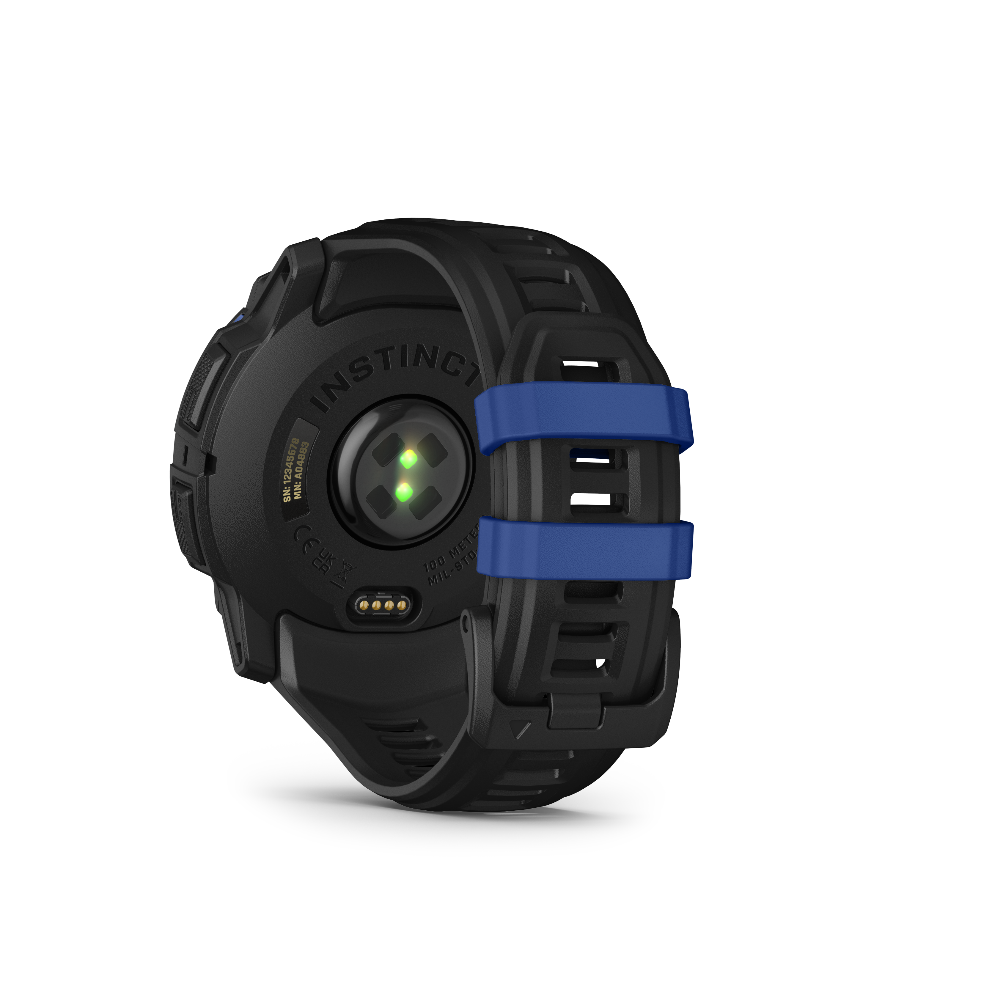 Garmin Instinct 3 50mm Amoled retro cassa Bolt Blue