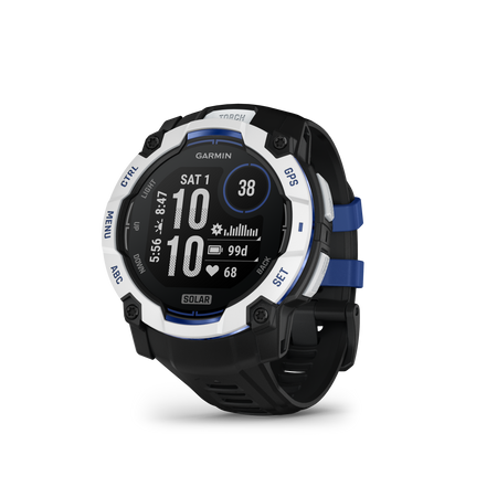 Garmin Instinct 3 50mm Solar Whitestone Bolt Blue