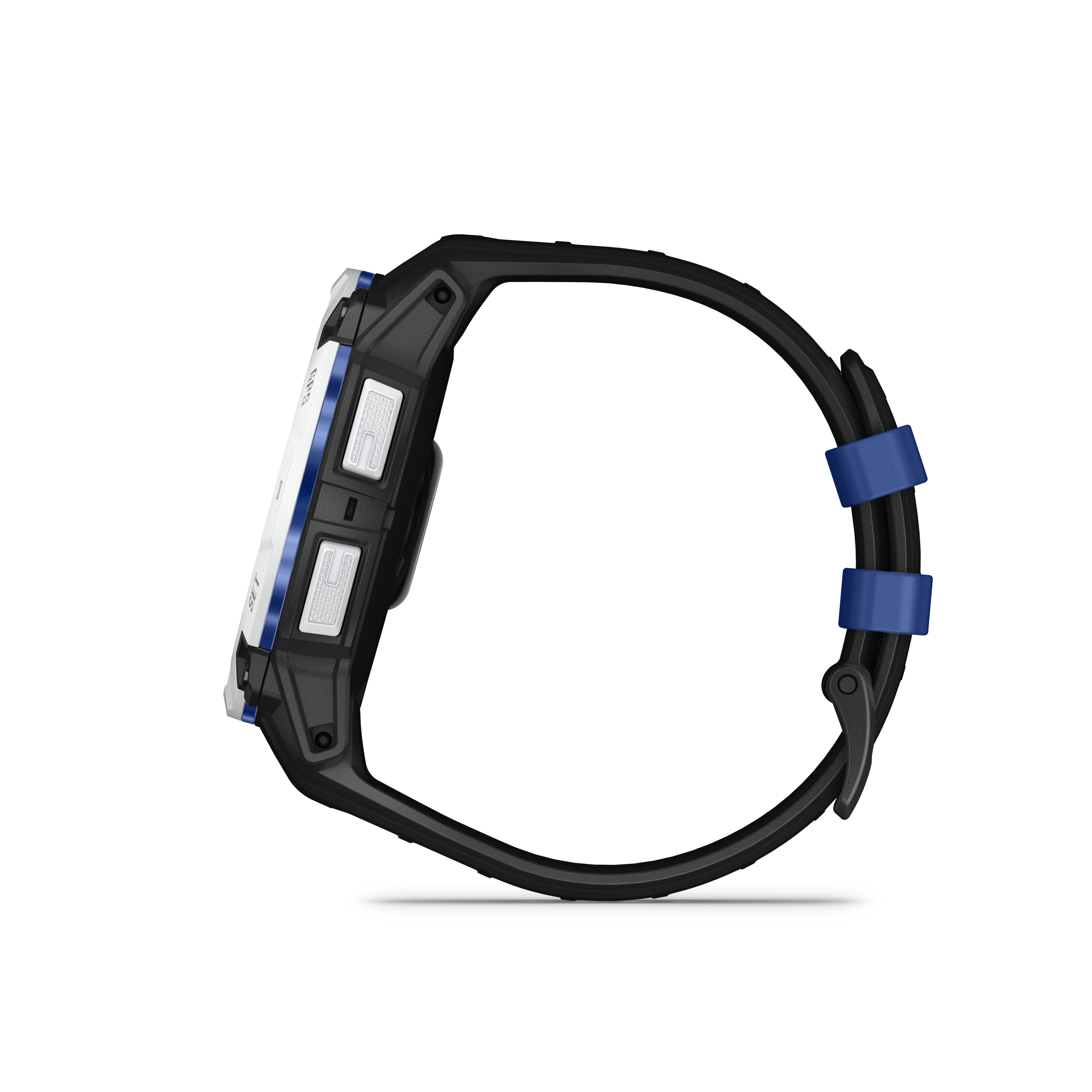 Garmin Instinct 3 50mm Solar Whitestone vista laterale