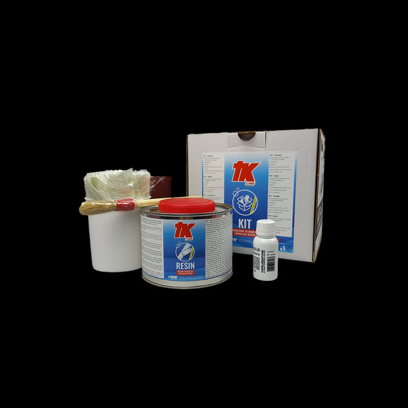 TK Kit de reparación de fibra de vidrio