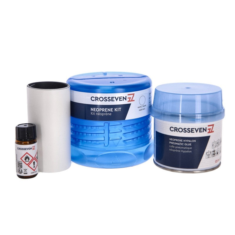 Crosseven Kit Riparazione Bicomponente per Gommoni Neoprene-Hypalon 125ml