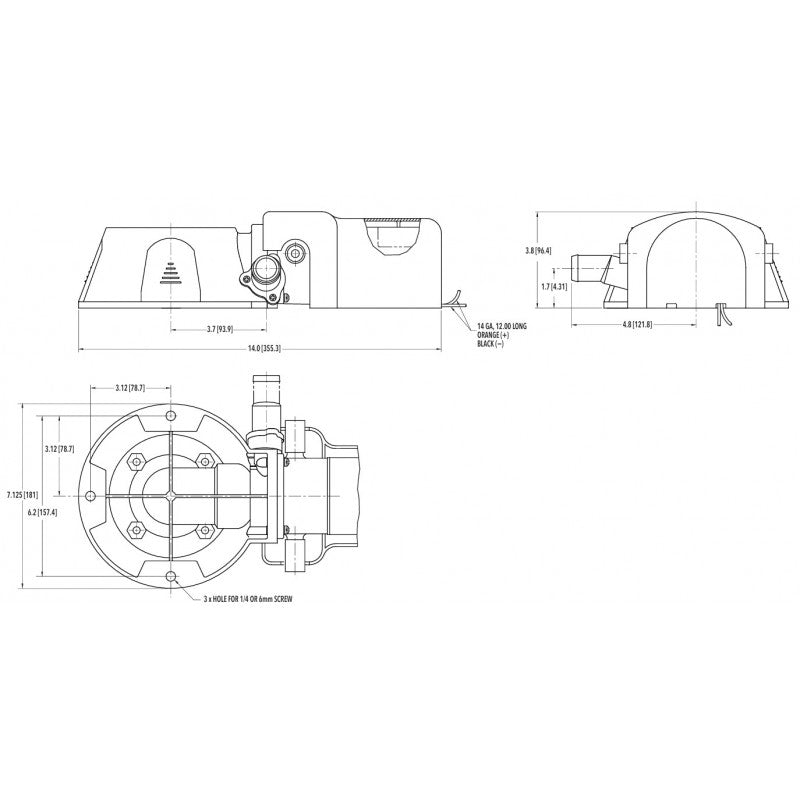Jabsco Kit Conversión WC 12V 37010-0092