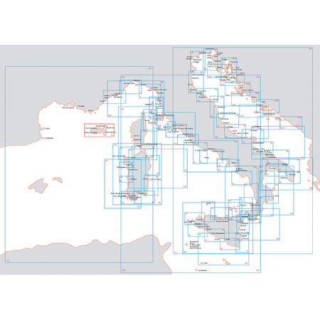 Carta Nautica Mar Ligure e Tirreno Centro Settentrionale