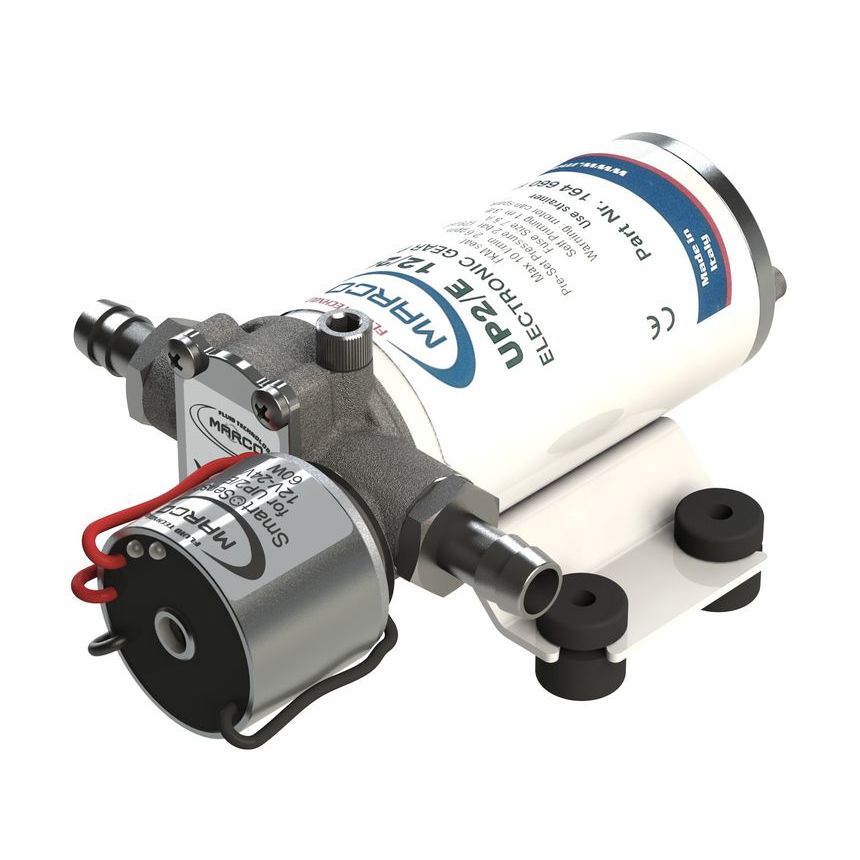 Autoclave elettronica Marco UP2/E 12/24V, pompa autoadescante in ottone nichelato
